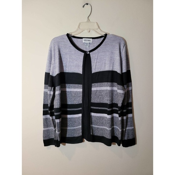 Alfred Dunner Striped Women's Sweater  Size large - Picture 1 of 3